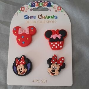 Minnie Mouse Croc Charms